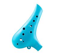 Ocarina 12-hole Ocarina Alto AC Entry-level Resin Ocarina Beginner Professional Musical Instrument Anti-fall C Tune(Blue)