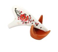 ocarina 12-hole Ocarina Alto AC Key Beginner Teaching Ocarina Hand-painted Smoked Ocarina Professional Performance (Color : 3)