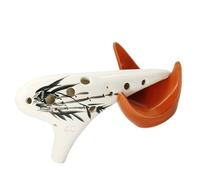 ocarina 12-hole Ocarina Alto AC Key Beginner Teaching Ocarina Hand-painted Smoked Ocarina Professional Performance (Color : 2)