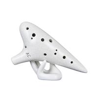 Ocarina 12-hole Professional Alto AC-tuned Hand-painted Smoked Ocarina Playing Type Beginner Instrument(Style 5)
