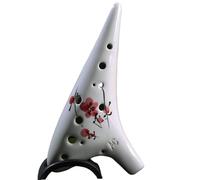 Ocarina 12 Hole Z Alto C Key Ac Ocarina Beginner Professional Ocarina(Plum blossom)