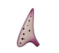 Ocarina 12 Holes Alto C Tones Crackle Pattern Ceramic Gradient Flute Professional Instruments Chinese Tao ocarina instrument