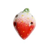Ocarina 1pc Ocarina for Beginners Playing Can Carry Musical Instruments Strawberry Fruits 6 Holes(Color 3)