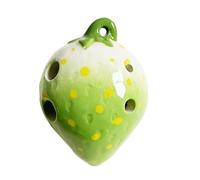 Ocarina 1pc Ocarina for Beginners Playing Can Carry Musical Instruments Strawberry Fruits 6 Holes(Color 1)