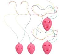 Ocarina 4 Pcs Mini Ocarina Hole Instrument ABS