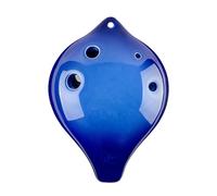 Ocarina 6 Hole Beginner Six Instrument Professional Teaching Materials(Blue SC Treble C)