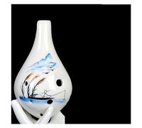 Ocarina 6 Hole Beginner's Entry Level Student Plastic Six Hole Alto C Key AC Professional Porcelain Flute Pottery Xun Instrument (Color : 02)