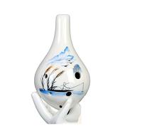 Ocarina 6 Hole Beginner's Entry Level Student Plastic Six Hole Alto C Key AC Professional Porcelain Flute Pottery Xun Instrument (Color : 1-8)