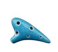 Ocarina 6-hole Beginner's Six-hole Flute Necklace Mini Small Ocarina Super High Key F (Color : B)