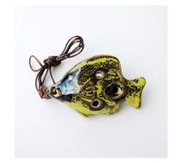 Ocarina 6 Hole Ocarina Alto C Tone Beginner Ocarina Teaching Ceramic Pendant (Color : 06)
