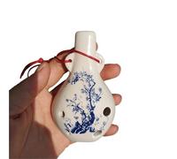 Ocarina 6 Hole Ocarina Professional Musical Instrument Handicraft Souvenir Pottery Xun Craft Beginners(2)