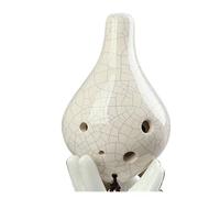 Ocarina 6 Hole Small Ocarina Alto C Tone Beginner Ocarina Teaching Ocarina Ceramic Pendant (Color : 1-8)