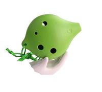 Ocarina 6 Hole Treble SC Beginner Practice Professional Ocarina Ceramic Instrument(Green)