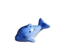 Ocarina 6 Holes Suitable for Playing or Gift (Color : BLUE)