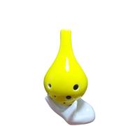 Ocarina 6hole Alto AC Tune Ocarina Long Mouth Six Hole Creative Beginner(Yellow)