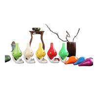 Ocarina 6hole Alto C Long Mouth Plastic Teaching Ocarina(Blue)