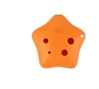 Ocarina 6hole High Pitch C Key Cute Dream Plastic Resin Beginner With Teaching Material Protection Bag(2)