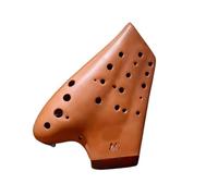 Ocarina AC Key Alto Ocarina Handcrafted Professional Performance Grade Instrument With Purple Clay Smoked Finish