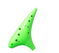 Ocarina Alto 12 Ocarina Beginner Plastic AC 12 Hole Musical Instrument(Green)