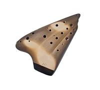 Ocarina Alto C Key Triple Chambered Ocarina Earth Tone Professional Performance Instrument