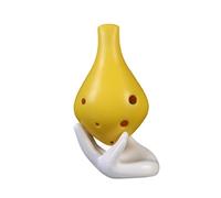Ocarina Beginner Instrument 6 Hole Ocarina Beginner Instrument Middle C Key(Yellow)