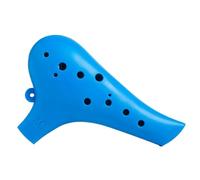 Ocarina Beginner Instrument Ocarina 12 hole AC alto C key beginner's instrument(Blue)