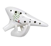 Ocarina Beginner Ocarina 12-hole Alto C Six-hole AC Ocarina Professional National Musical Instrument Tao Xun Sheng(Green)