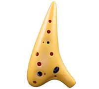 Ocarina， Beginner's 12-hole Alto C Anti-drop Plastic Ocarina, Students Practice Submarine Style Wind Instruments(Unique Colour)