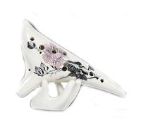 ocarina Beginner's Ocarina 12 Hole Alto C Tailed AC Ocarina Professional Ocarina Instrument Tao Xunsheng (Color : 02)