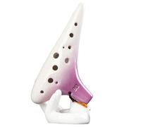 Ocarina Ceramic Instrument 12 Hole High-pitched G Key Professional Performance Ocarina(Purple)
