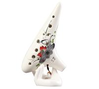 Ocarina Ceramic Instrument 12 Hole Ocarina High Pitch SF Tune Adult Beginner Professional Playing Practice Instrument(1)
