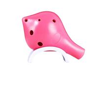 Ocarina Ceramic Instrument 6 Hole Ocarina AC Mid-tone Beginner Instrument(Pink)