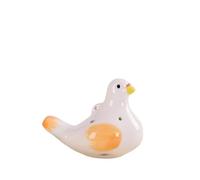 Ocarina Ceramic Instrument Cute 6 hole High pitched AC Mini Ocarina(Yellow)