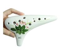 Ocarina Ceramic Instrument Ocarina 12 Hole Alto C Key Adult Beginner AC Instrument(1)
