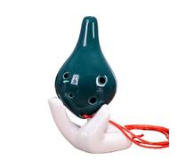 Ocarina Ceramic Instrument Ocarina 6 Hole Alto AC Key Beginner Teaching To Play(04)