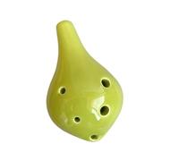 Ocarina Ceramic Instrument Ocarina 6 Hole Alto AC Key Beginner Teaching To Play(08)