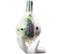 Ocarina Ceramic Instrument Ocarina 6 Hole Alto C Key Ceramic Adult Beginners Entry AC Musical Instrument(3)