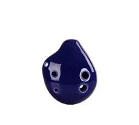 Ocarina Ceramic Instrument Ocarina 6 Hole C Key Beginner Teaching To Play Instrument(Sky Blue)