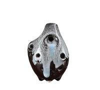 Ocarina Ceramic Instrument Ocarina 6 Holes Professional Performance Six Hole Ceramic Flute Alto AC Tune(02)