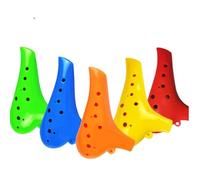 Ocarina Ceramic Instrument Ocarina AC Alto 12 Hole C Key Beginner Practice Music Lover Instrument(Green)