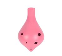 Ocarina Ceramic Instrument Six Hole Alto Ocarina For Beginners Professional AC Tuned Instrument(Pink)