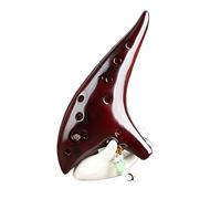ocarina Ceramic Professional Crossbar Flute Tuba Musical Instrument Ocarina Advanced Suitable For Beginners And Students (Color : 01)