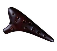 ocarina， Classical Smoked 12 Hole High Pitch C Clay Ocarina, Creative Submarine Shape Musical Instrument Decorations