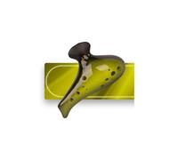 Ocarina Color 12 Holes Professionally Perform SG And Other Tones Ocarina Instrument(Green AF)