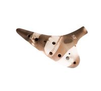 Ocarina High Pitched F Key 12 Hole Ceramic Flute Professional Performance Beginner's Practice Instrument Vegetarian Burning