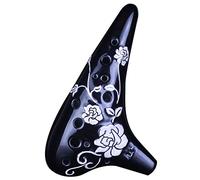 Ocarina， Idyllic Rose-relief Submarine-shaped Ocarina, Beginner's 12 Hole Alto C Flute Instrument