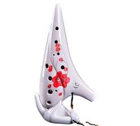 Ocarina Iniciantes 12-hole AC Ocarina Beginner-level Professional Smoked Twelve-hole(Red plum)
