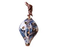 Ocarina Iniciantes Chinese Ocarina Six-hole Handmade Ocarina Instrument Pleasant Sound With Lanyard Like A Leaf