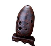 ocarina instrument 10 Holes Double Cavity F/G Tone Ocarina Music Flute Beginner Ocarina Musical Instrument Gift (Color : F Left Hand)