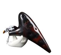 ocarina instrument 12-hole Alto C Key Beginner's Introductory Ocarina Playing Instrument To Strengthen Teaching (Color : 3)